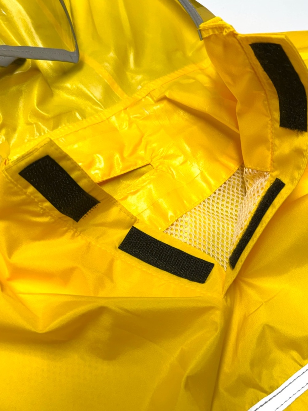 MAMORE Dog Raincoat XXL Waterproof Yellow Hooded Reflective Poncho NWOT - Picture 9 of 16